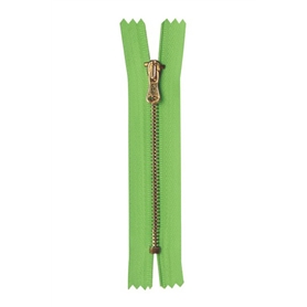 Metal zipper