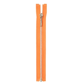 Metal zipper