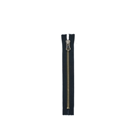 Metal zipper