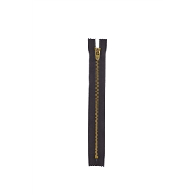 Metal zipper