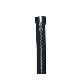 Metal zipper