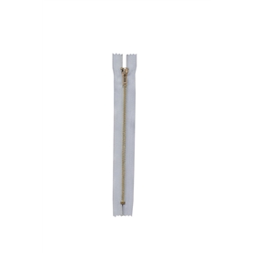 Metal zipper