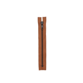 Metal zipper