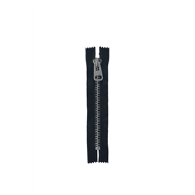 Metal zipper