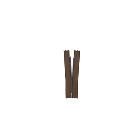 Metal zipper