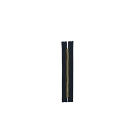 Metal zipper