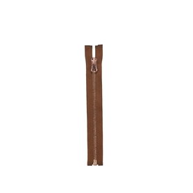 Metal zipper