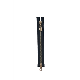 Metal zipper