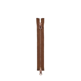 Metal zipper