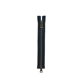 Metal zipper