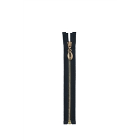 Metal zipper