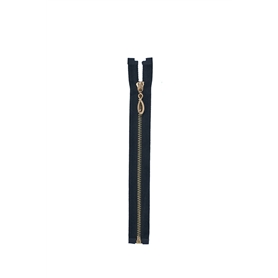 Metal zipper