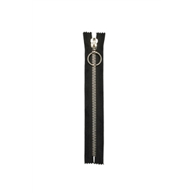 Metal zipper
