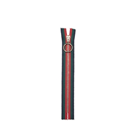 Metal zipper