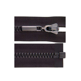 Resin zipper