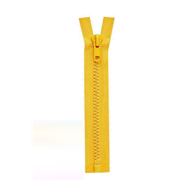 Resin zipper