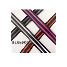 Reflective zipper